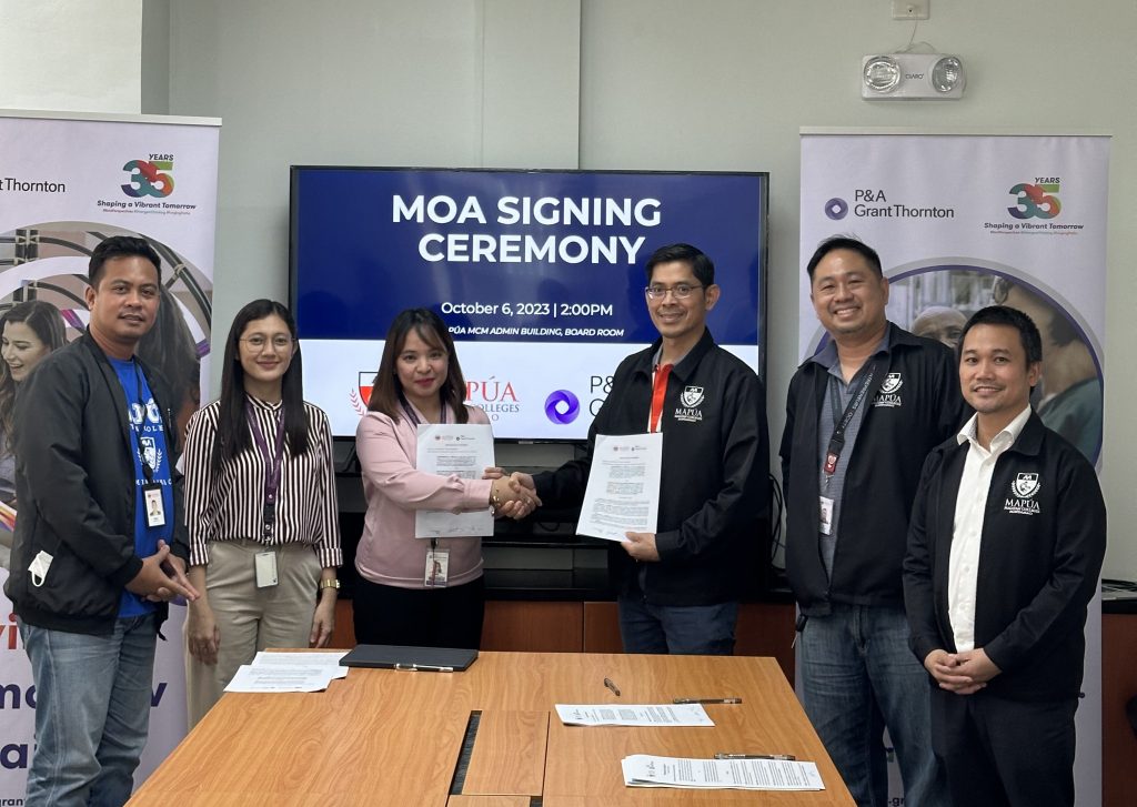 P&A Grant Thornton and Mapúa MCM Collaborate for Student Excellence