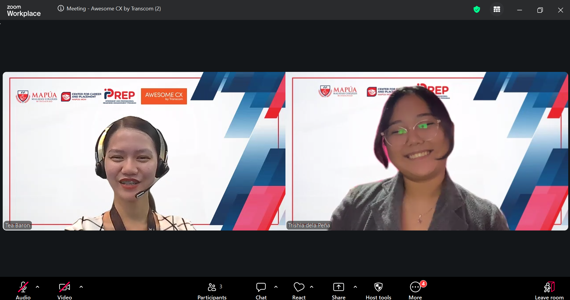 1 | Mapúa Malayan Colleges Mindanao Mock interview session with the representative from awesome cx