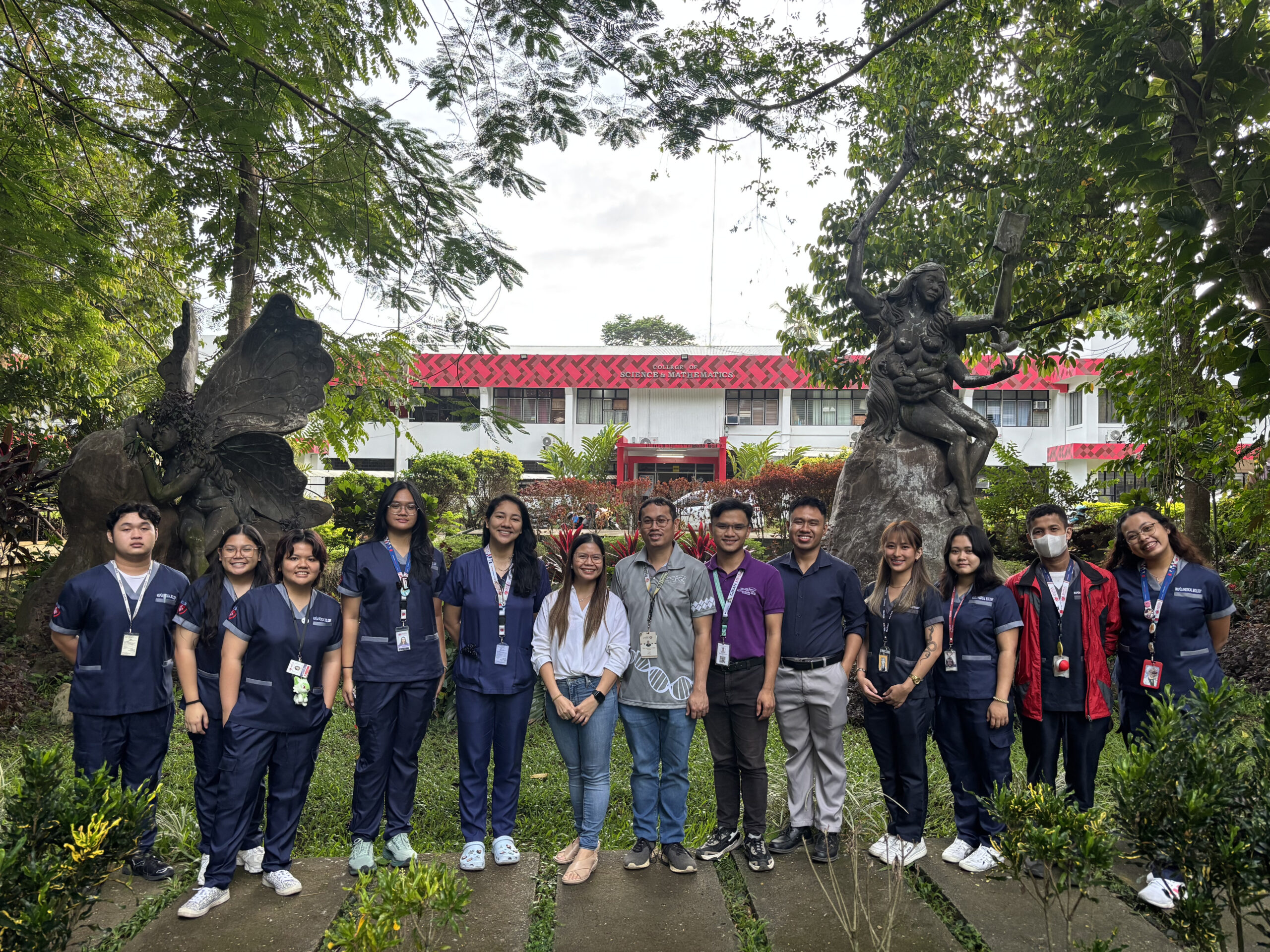 1 | Mapúa Malayan Colleges Mindanao Bs biology students and faculty gathered at the pgc for an immersive learning in genomics and biotechnology