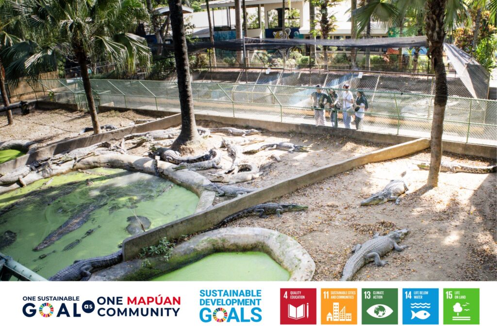 Students observed various crocodile species in their habitats