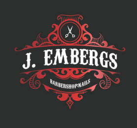 Barbershop by j embergs logo