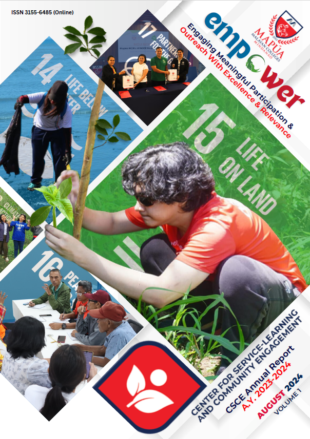 Csce annual report 2023 2024 cover page