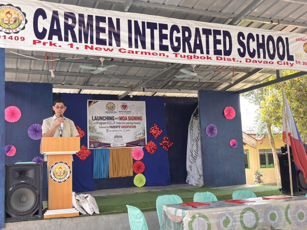 Engr Alejandro h Ballado jr  mapúa mcm evpcoo delivers his opening remarks and thanks the stakeholders supporting program h E L P