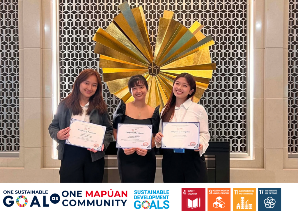 Mapúa malayan colleges mindanao mapúa mcm strengthened its commitment to research innovation and global academic engagement as bachelor of science in architecture students ms Sierra simone b Jamilaren and ms Joelei cassandra marie a Falcon participated in the 2nd international conference on innovative structure and resilient city isrc 2026 held from august 22 to 24 2026 in bangkok thailand